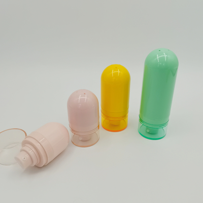 زجاجة رذاذ Airless زجاجة مقلوبة لون معكرون لطيف 15 مللي 30 مللي 50 مللي زجاجة هواء للعناية بالبشرة