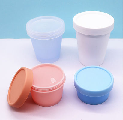 عبوة مستحضرات التجميل أحادية المواد PP 50 مل 100 مل 200 مل 250 مل أيس كريم كوب شكل برطمان للعناية الشخصية