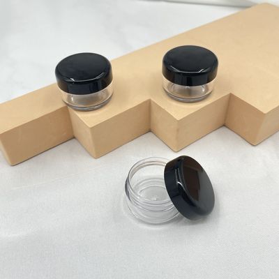 PS البلاستيك مستحضرات التجميل الجرار يتوهم مجموعة محاكمة 5g عينة مجانية خفيفة الوزن