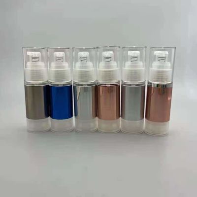 15 مل ، 30 مل ، 50 مل ، 80 مل ، 100 مل ، 120 مل زجاجة محلول Airless للعناية بالبشرة