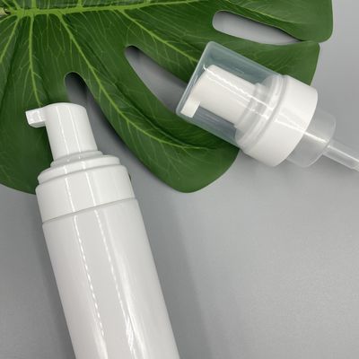 مضخات PE طوقا رغوة الصابون المطهر 43mm إغلاق 0.68ml غطاء شفاف