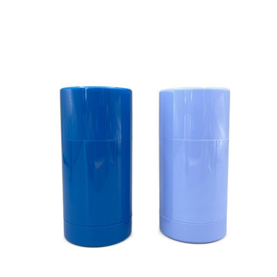 Blue Push Up Deodorant Stick العبوات الفارغة مستديرة 50 جرام 75 جرام شعار مخصص