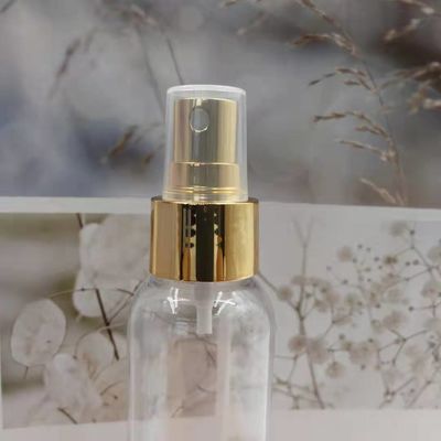 طلاء الذهب الوردي إغلاق 24/410 عطر بخاخ مضخة الألومنيوم المحرك 304 الربيع