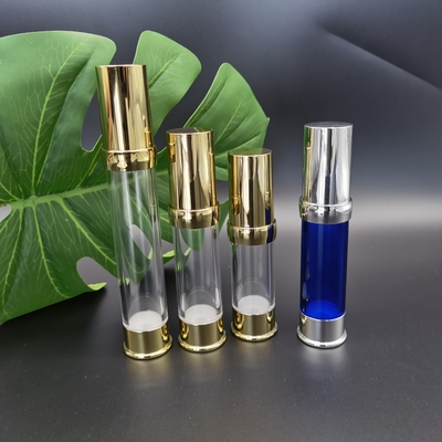 Lotion Actuator 15ml، 20ml، 30ml ممعدن للحصول على زجاجة بلاستيكية خالية من الهواء