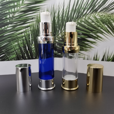 Lotion Actuator 15ml، 20ml، 30ml ممعدن للحصول على زجاجة بلاستيكية خالية من الهواء