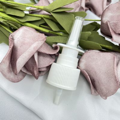 0.16 مللي جرعة 20 مللي متر رذاذ بخاخ عطر PP مضخة شفط الأنف 18/410 مع غطاء شفاف
