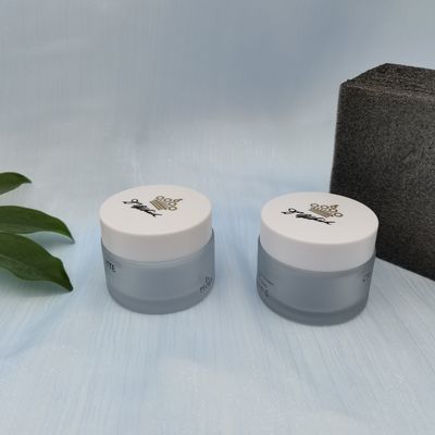 50 جرام جرة زجاجية لون مات لمستحضرات التجميل